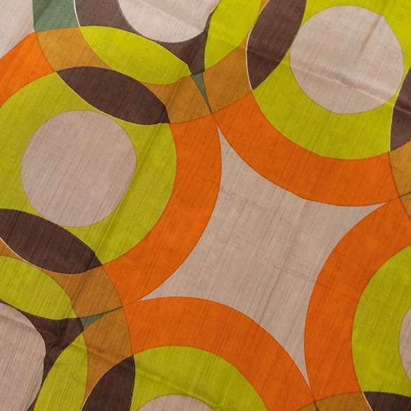 Mod art Vintage Silk Scarf - Picture 3 of 8